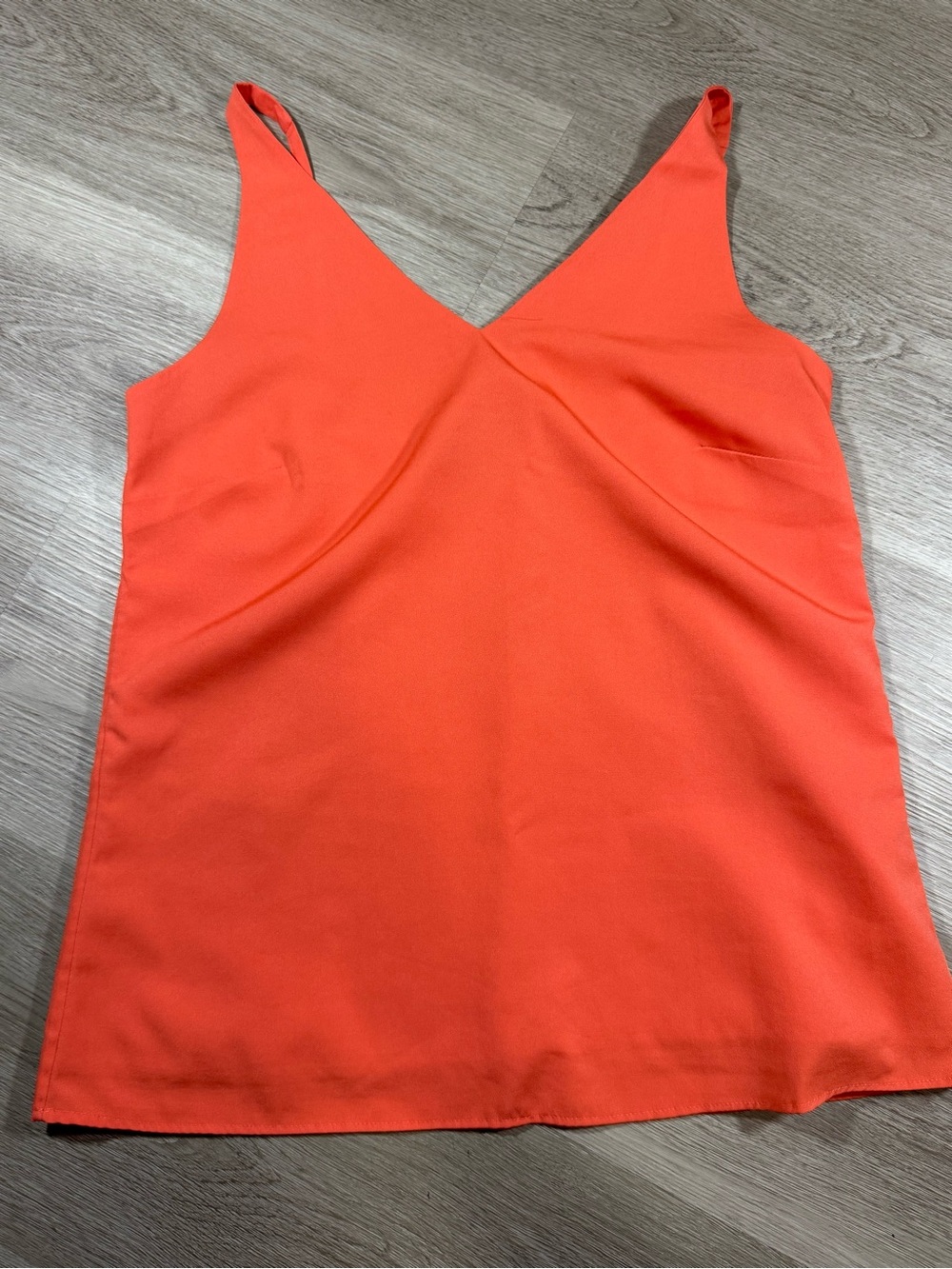 Banana Republic Orange V-Neck Camisole Tank